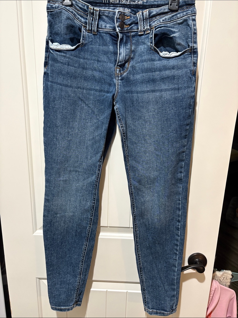 Maurices Dark Blue Skinny Jeans